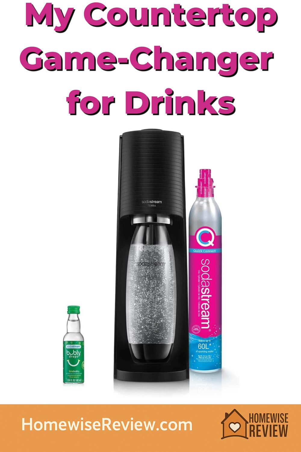 SodaStream Terra Soda Streaming Machine Starter Kit Review