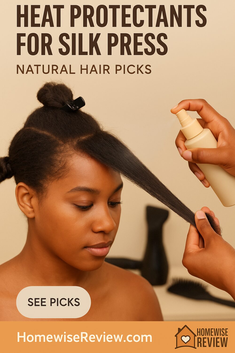 Best Heat Protectants for Silk Press