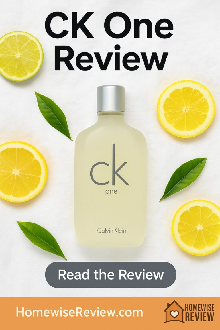Calvin Klein CK One Eau de Toilette Review