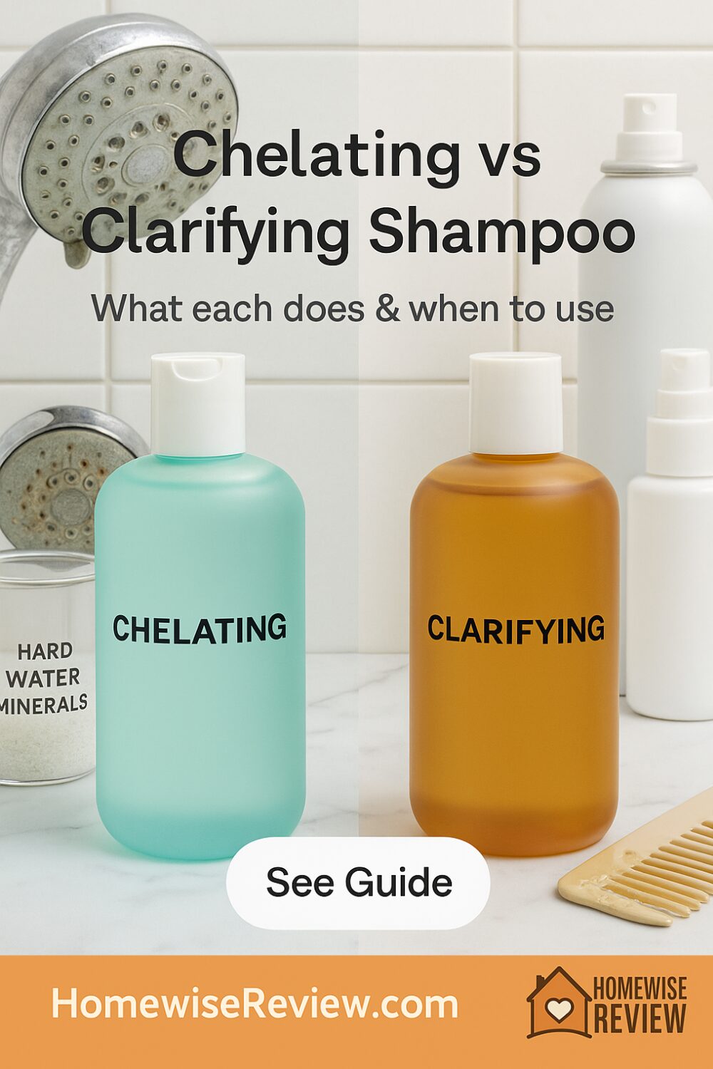 Chelating vs Clarifying Shampoo
