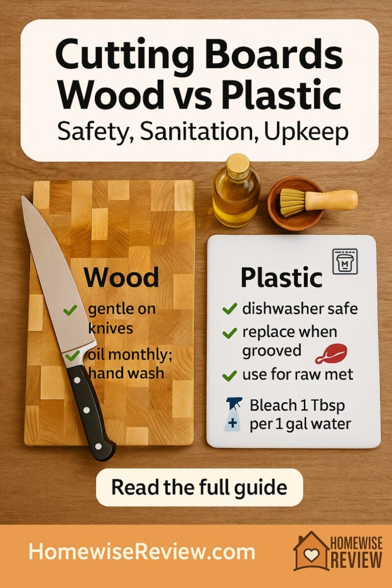 Cutting Boards Wood vs Plastic