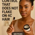 Edge Control That Does Not Flake on 4C Hair