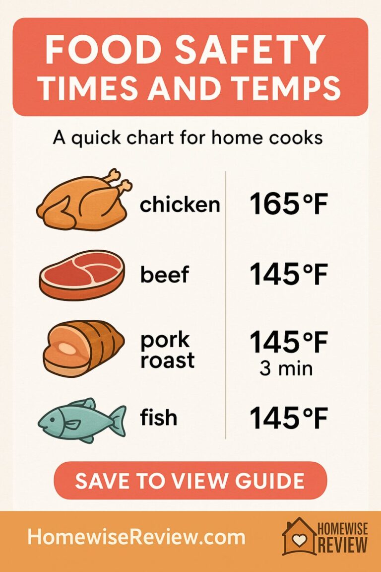 Food Safety Times and Temps