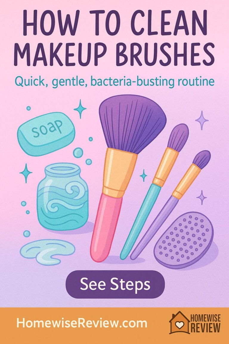 How to Clean Makeup Brushes