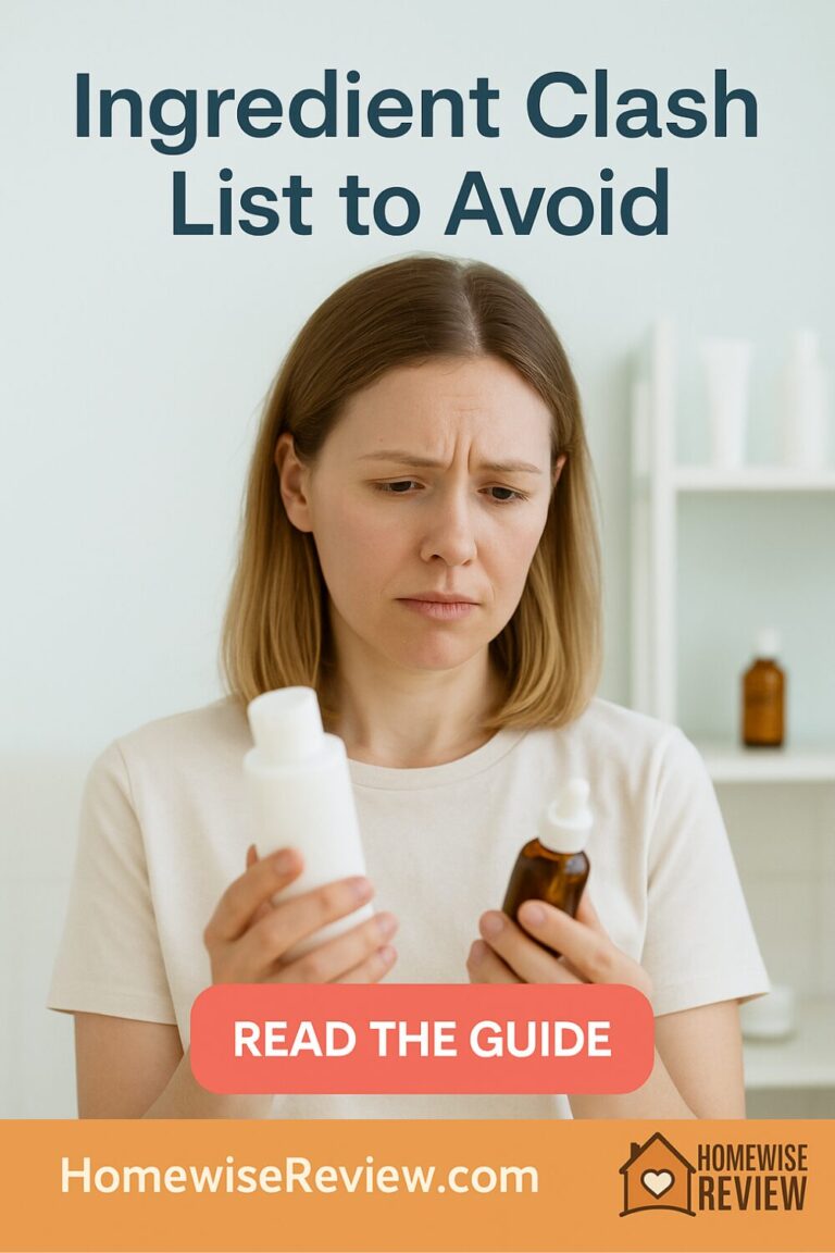 Ingredient Clash List to Avoid