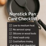 Nonstick Pan Care Checklist