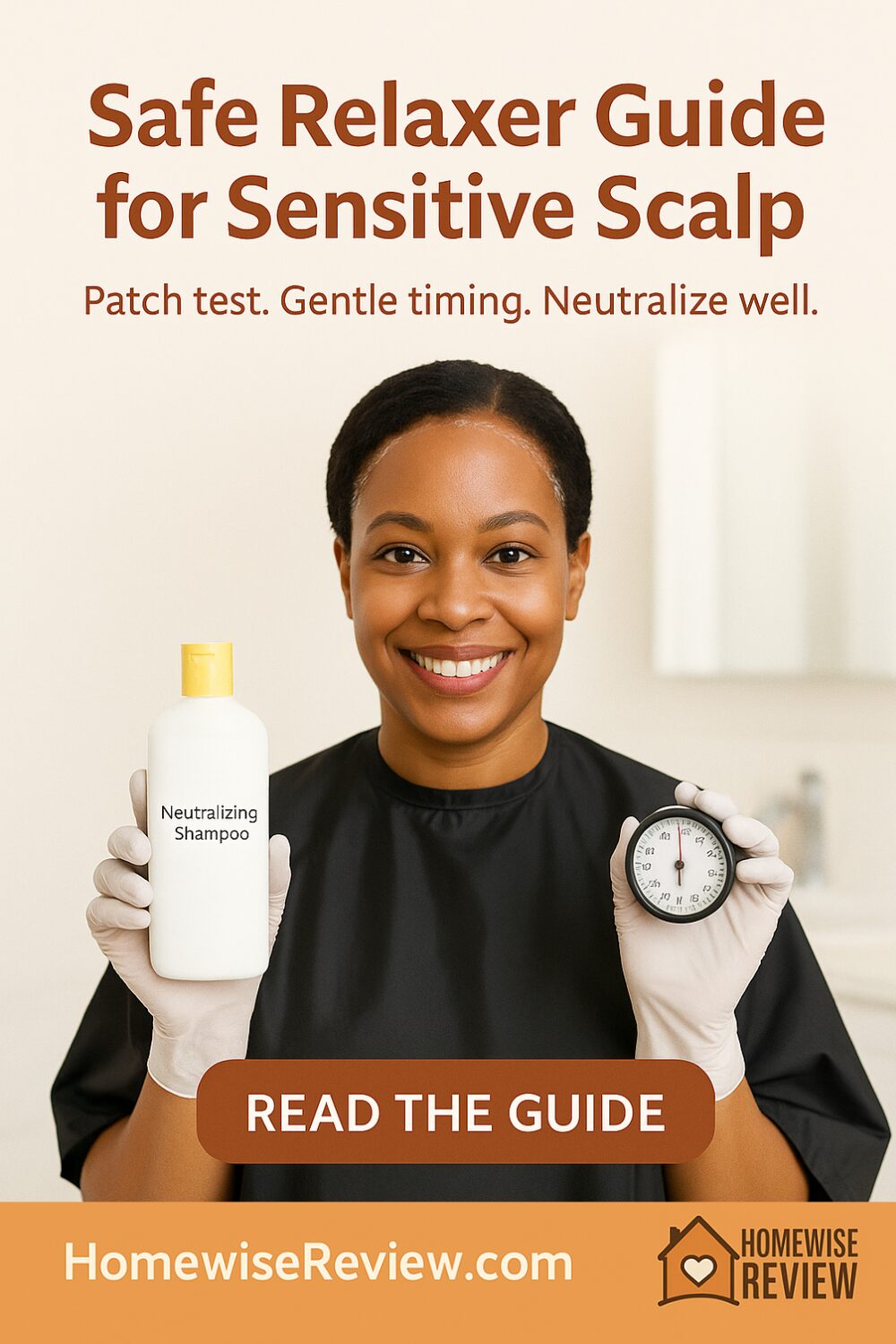 Safe Relaxer Guide for Sensitive Scalp