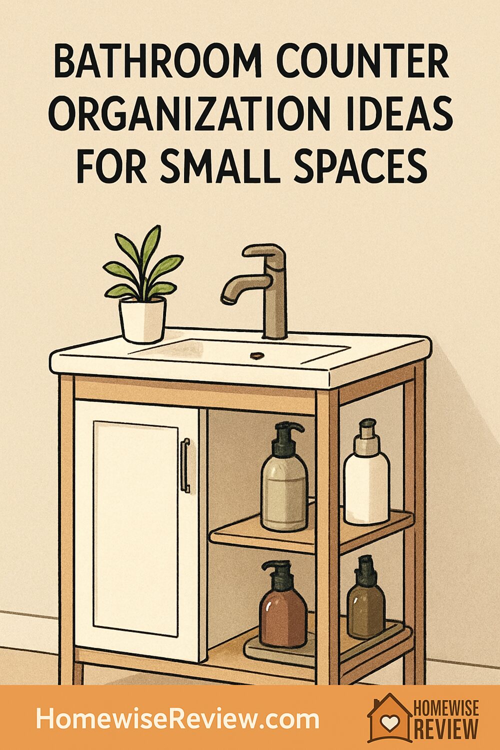 Bathroom Counter Organization Ideas for Small Spaces