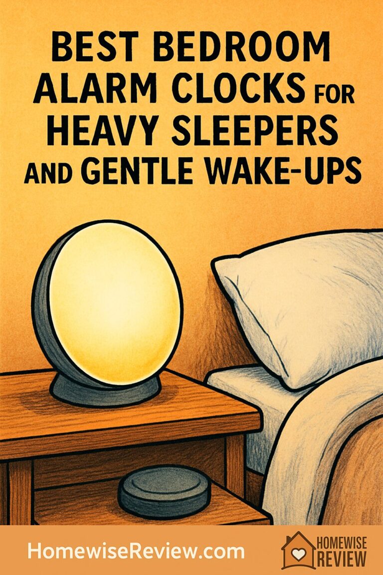 Best Bedroom Alarm Clocks for Heavy Sleepers and Gentle Wake-Ups