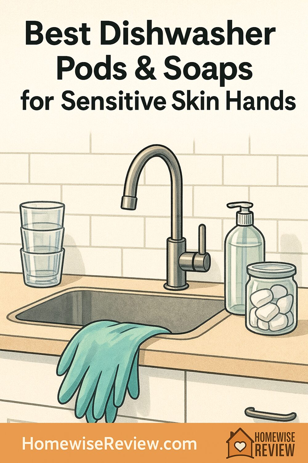 Best Dishwasher Pods & Soaps for Sensitive Skin Hands