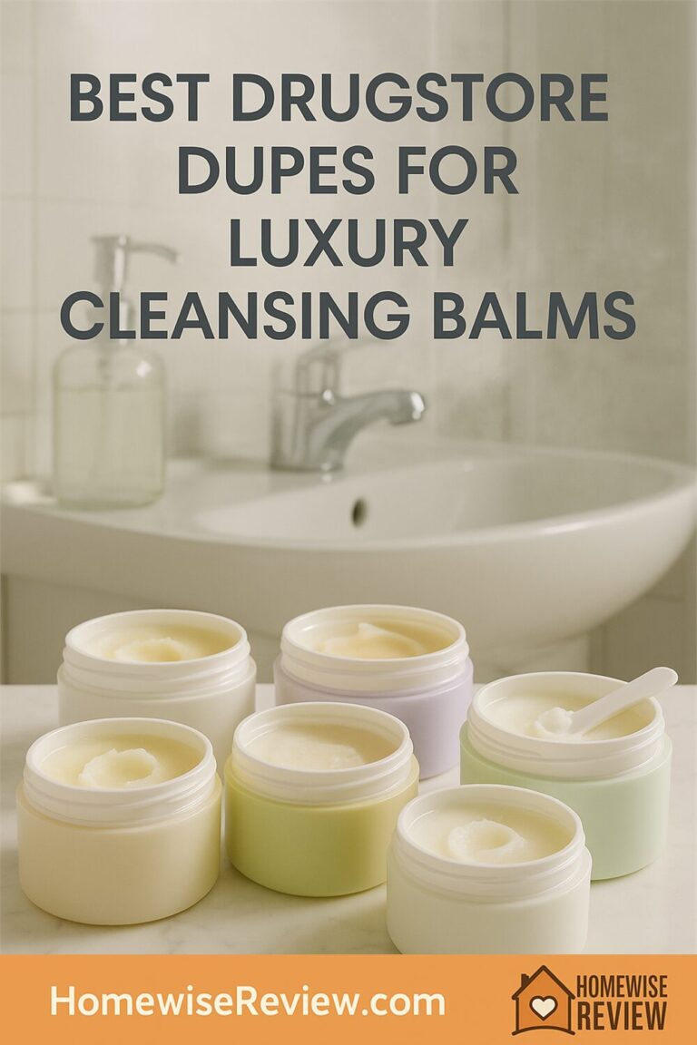 Best Drugstore Dupes for Luxury Cleansing Balms