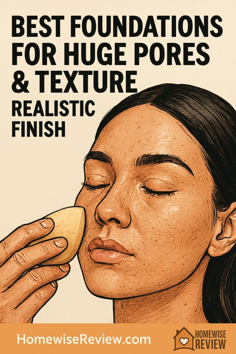 Best Foundations for Huge Pores & Texture (Realistic Finish)