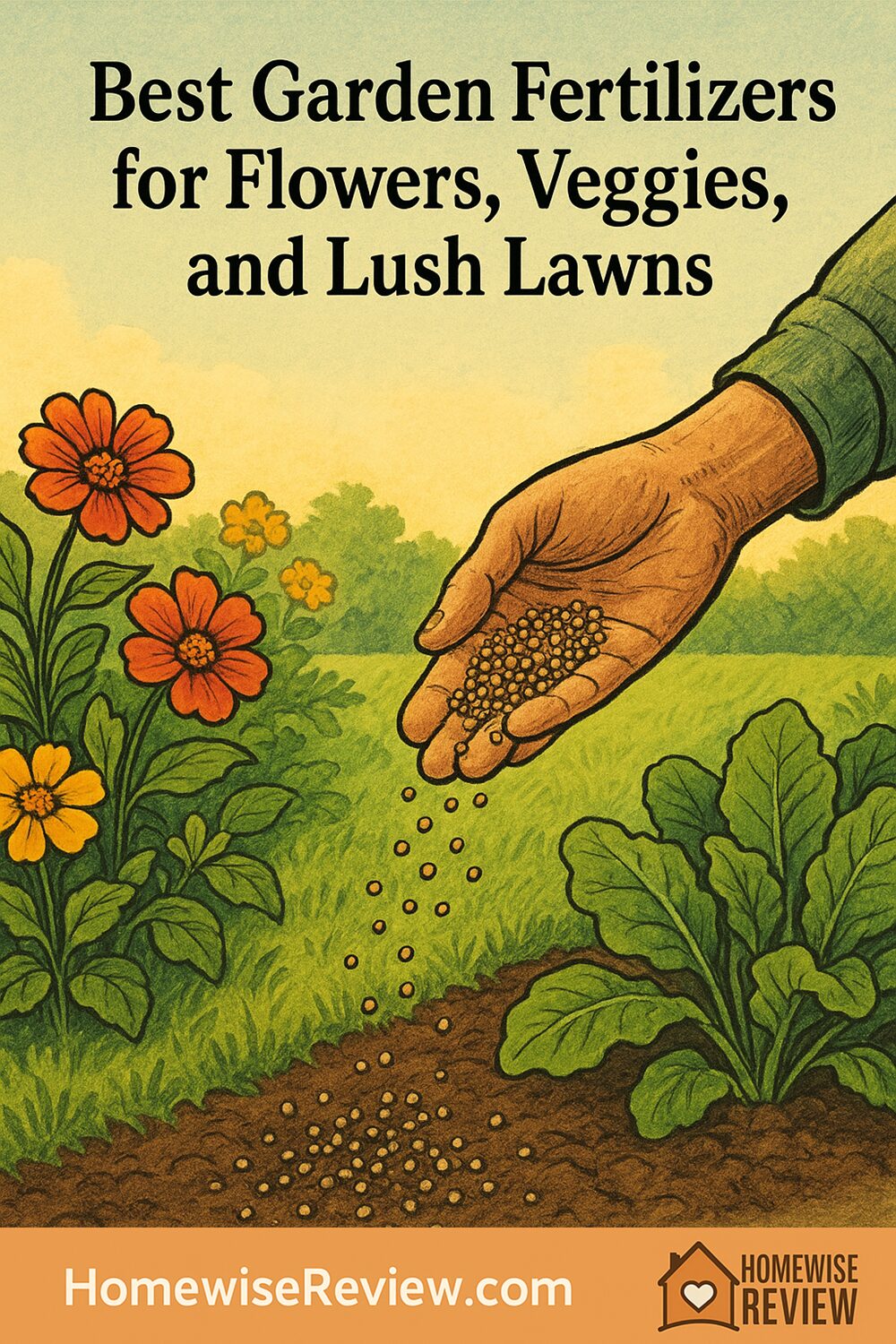 Best Garden Fertilizers for Flowers, Veggies, and Lush Lawns