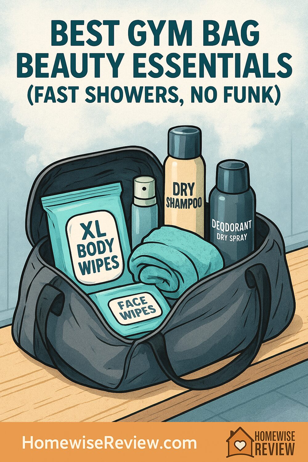 Best Gym Bag Beauty Essentials (Fast Showers, No Funk)