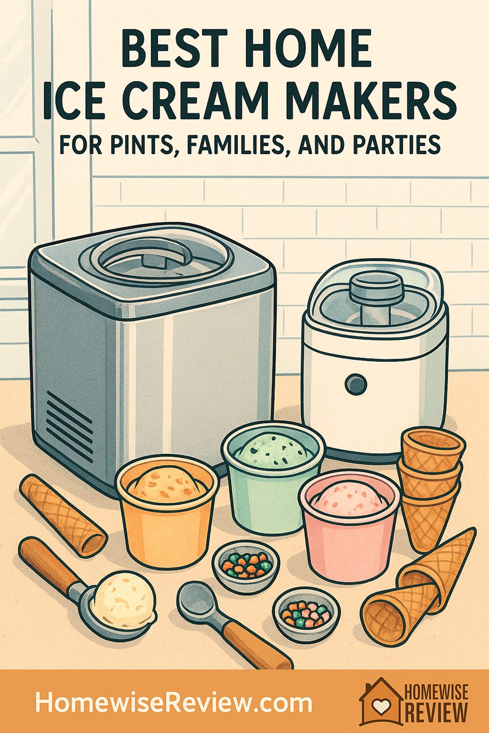 Best Home Ice Cream Makers for Pints, Families, and Parties