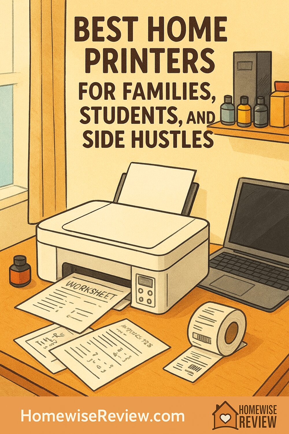 Best Home Printers for Families, Students, and Side Hustles