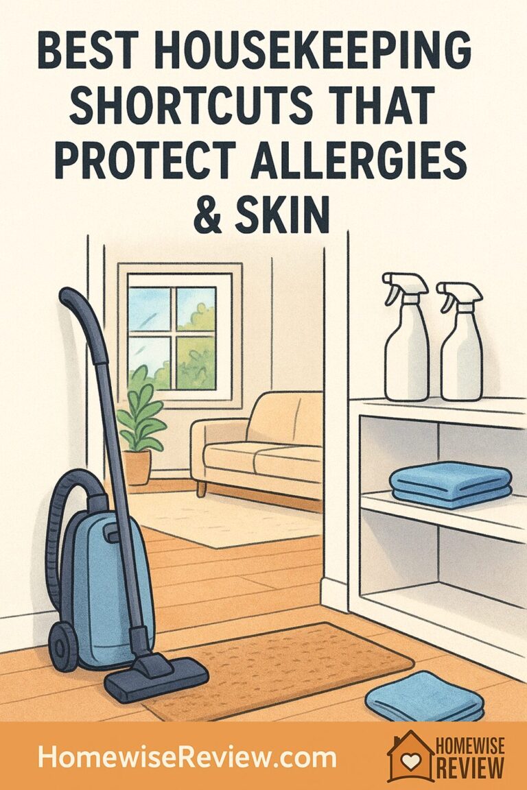 Best Housekeeping Shortcuts That Protect Allergies & Skin
