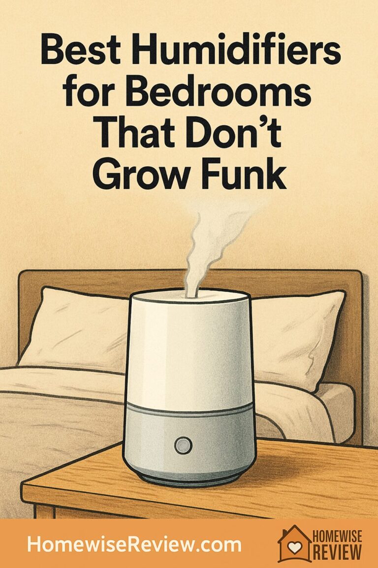 Best Humidifiers for Bedrooms That Don’t Grow Funk