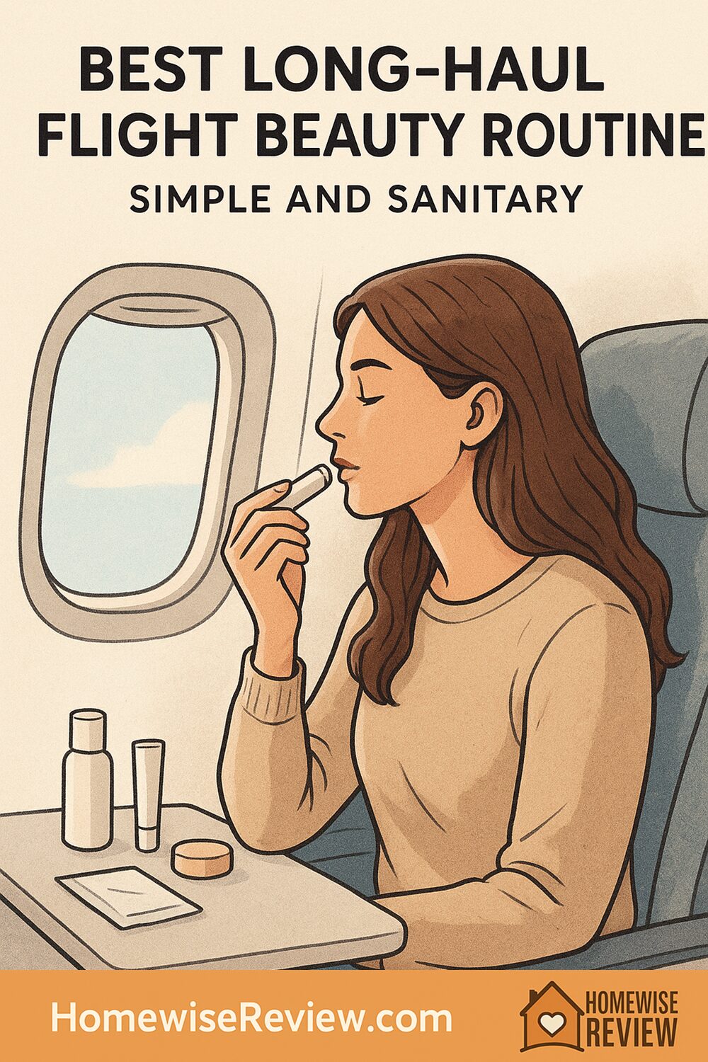 Best Long-Haul Flight Beauty Routine (Simple and Sanitary)