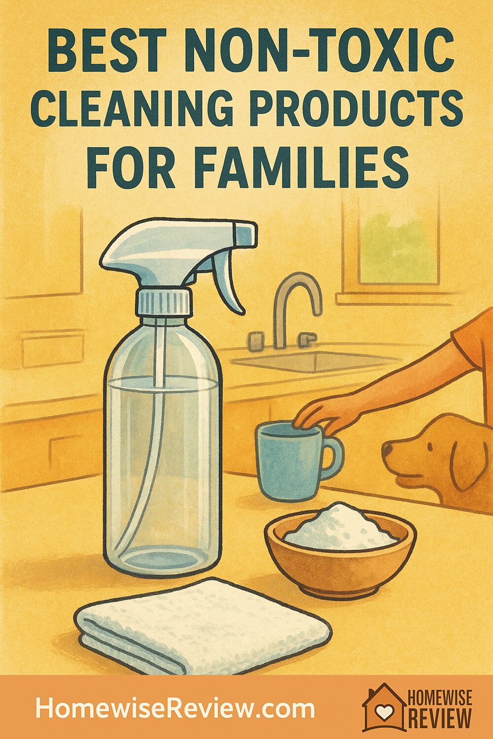 Best Non-Toxic (Realistic) Cleaning Products for Families