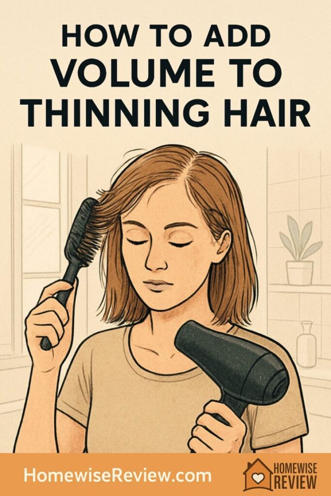 How to Add Volume to Thinning Hair