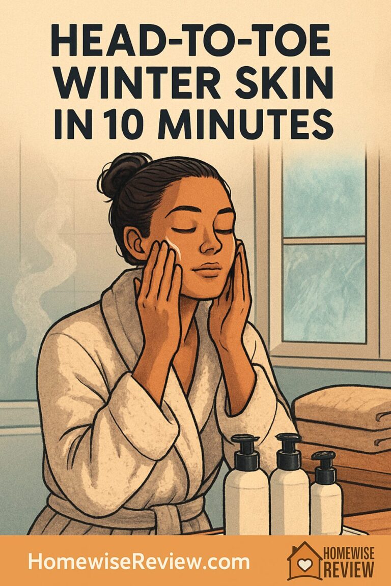 How to Build a Head-to-Toe Winter Skin Routine in 10 Minutes