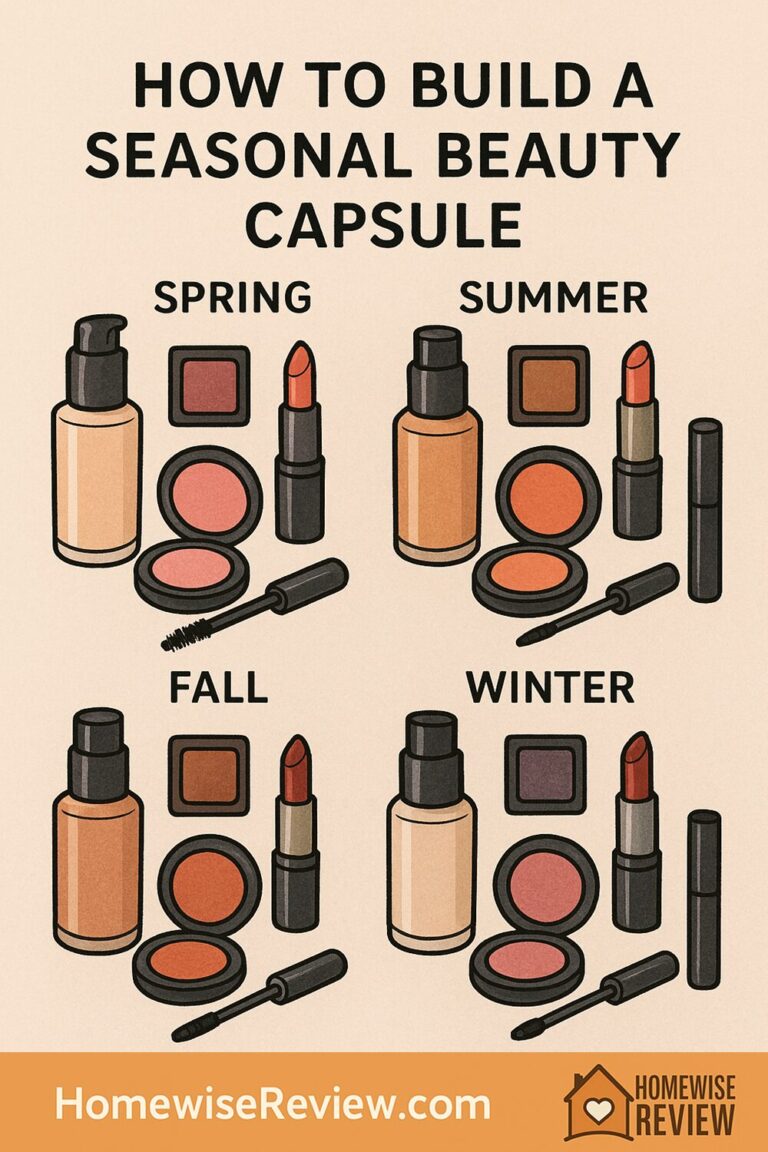How to Build a Seasonal Beauty Capsule (Spring, Summer, Fall, Winter)