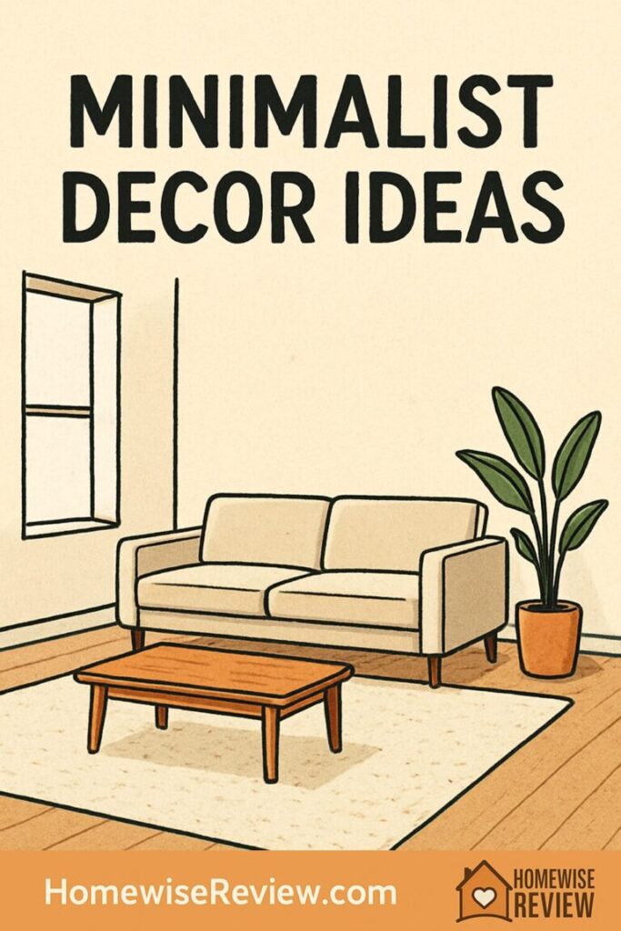 Minimalist Decor Ideas: A Practical Guide to Calmer Rooms