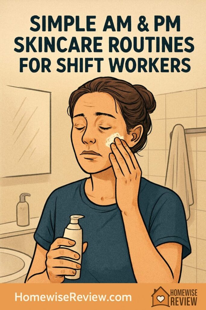 Simple AM & PM Skincare Routines for Shift Workers