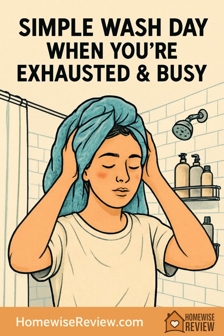 How to Build a Simple Wash Day if You’re Exhausted and Busy