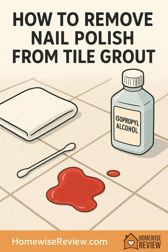 How to Remove Nail Polish From Tile Grout (Without Ruining It)